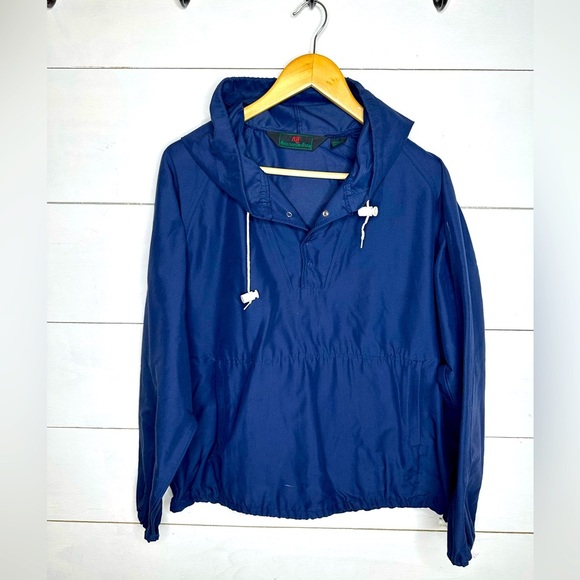 Rare Vintage Y2K Abercrombie & Fitch Pullover Windbreaker – Navy – Size Large - Picture 1 of 8